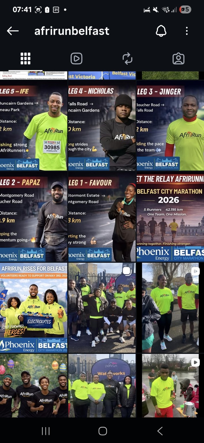 AfriRun Afrobeat Cardio and community moments