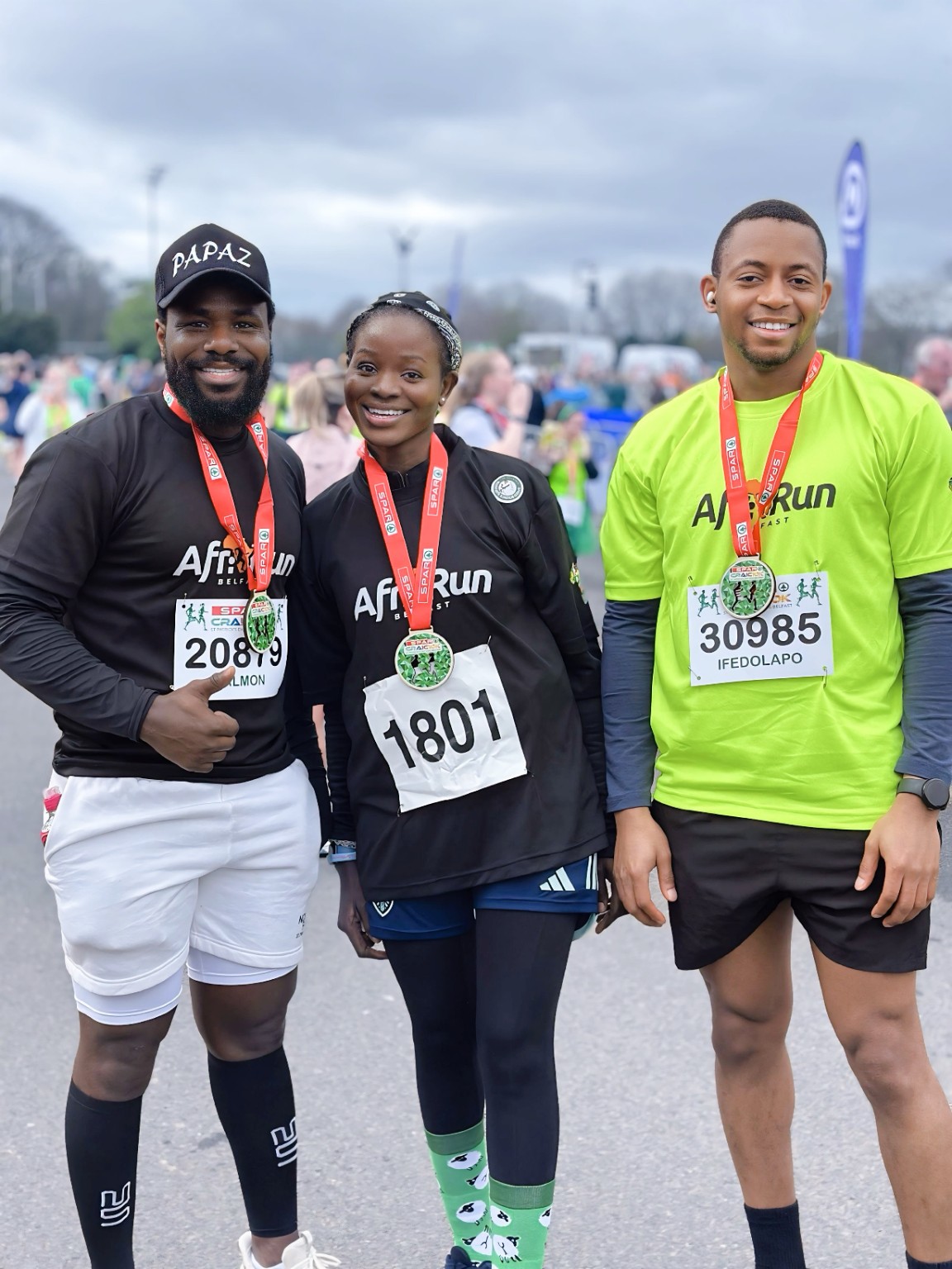 AfriRun members after a community event